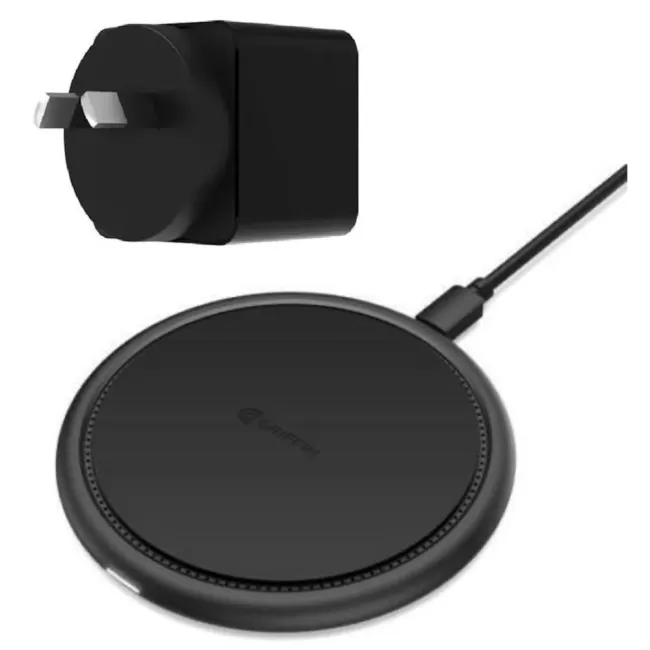 Griffin 15W Wireless QI Fast Charging Pad with QC Wall Charger