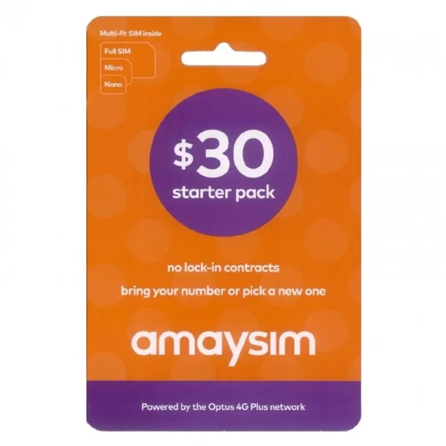 Amaysim $30 SIM Card