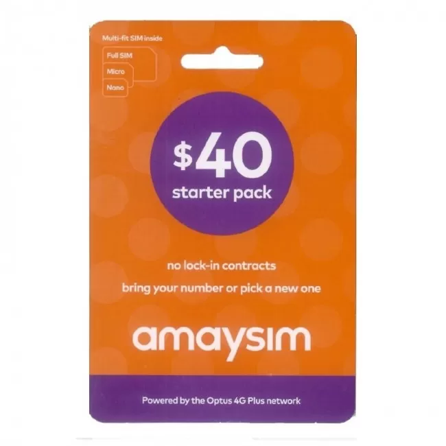 Amaysim $40 SIM Card