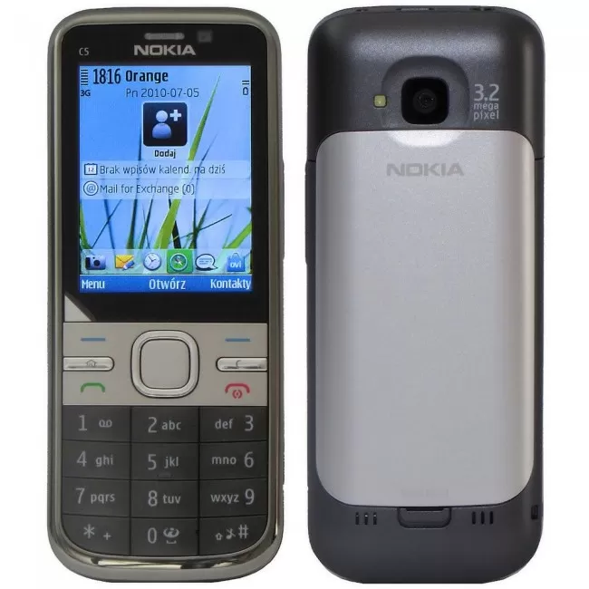 Buy Refurbished Nokia C5 2010 in Warm Grey