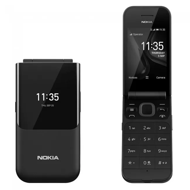 Buy Refurbished Nokia 2720 Flip Dual Sim in Black